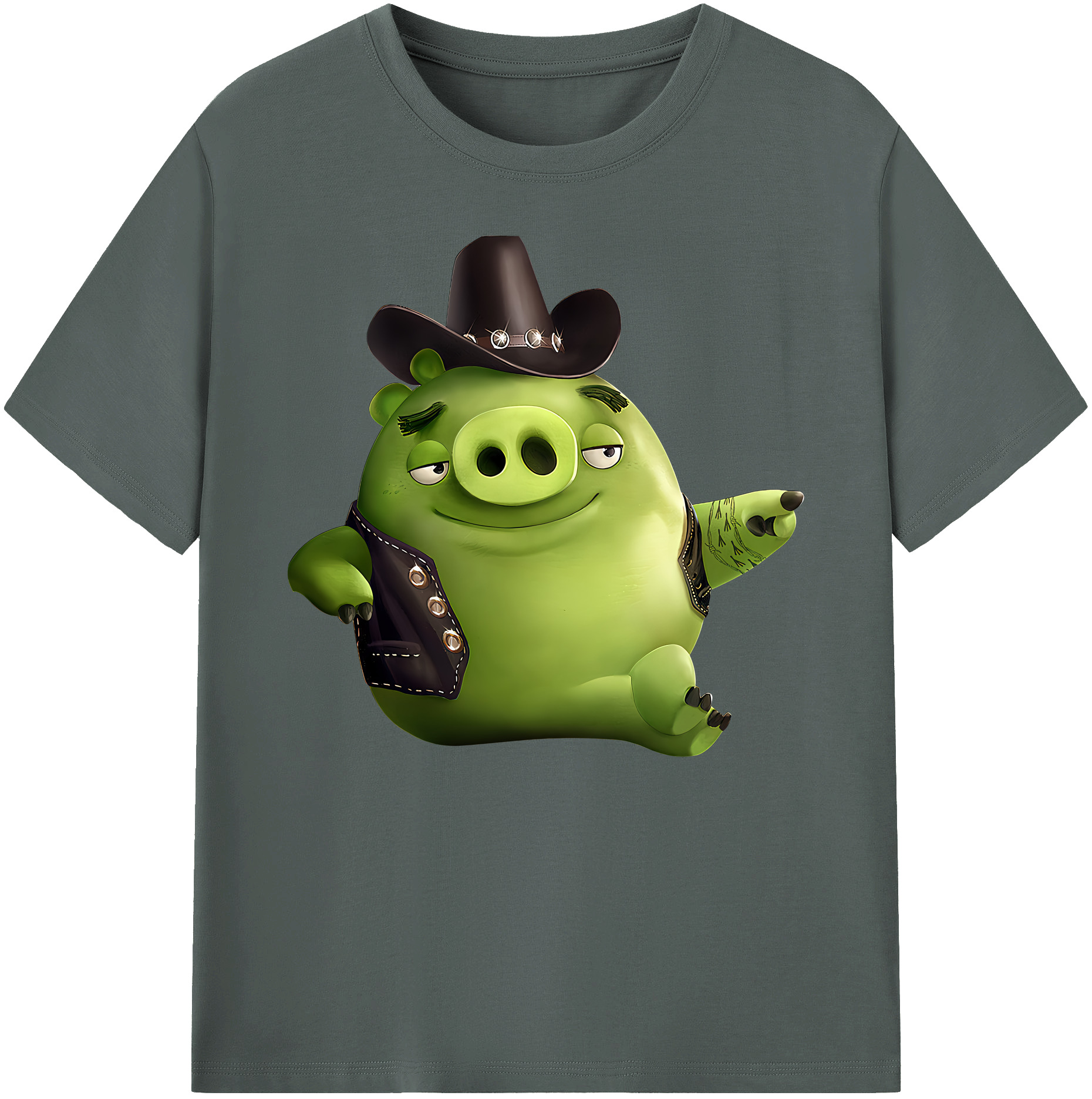 （画像用） Angry Birds アングリーバード 綿100％ メンズ半袖Tシャツ｜肌触りやわらか＆通気性
